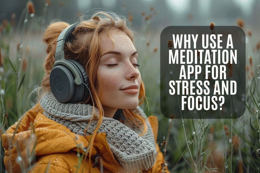 Why Use a Meditation App for Stress and Focus?
