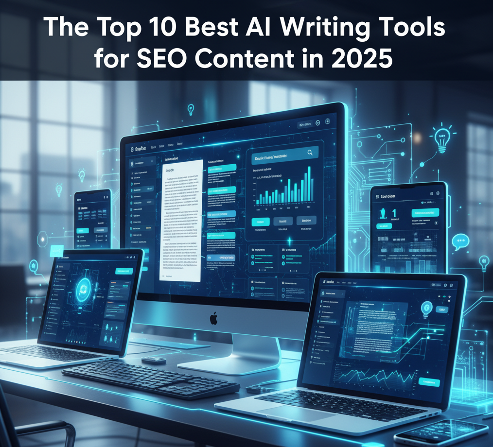 The Top 10 Best AI Writing Tools for SEO Content in 2025