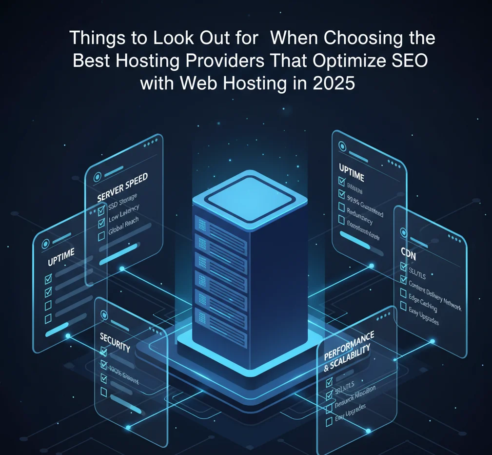 Things to Look Out for When Choosing the Best Hosting Providers That Optimize SEO with Web Hosting in 2025