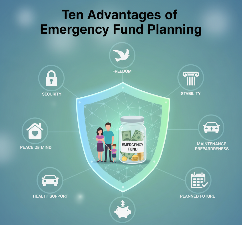 10 Advantages of Emergency Fund Planning