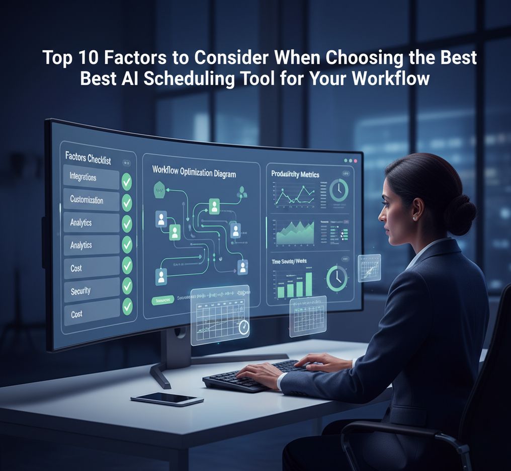 Top 10 Factors to Consider When Choosing the Best AI Scheduling Tool for Your Workflow