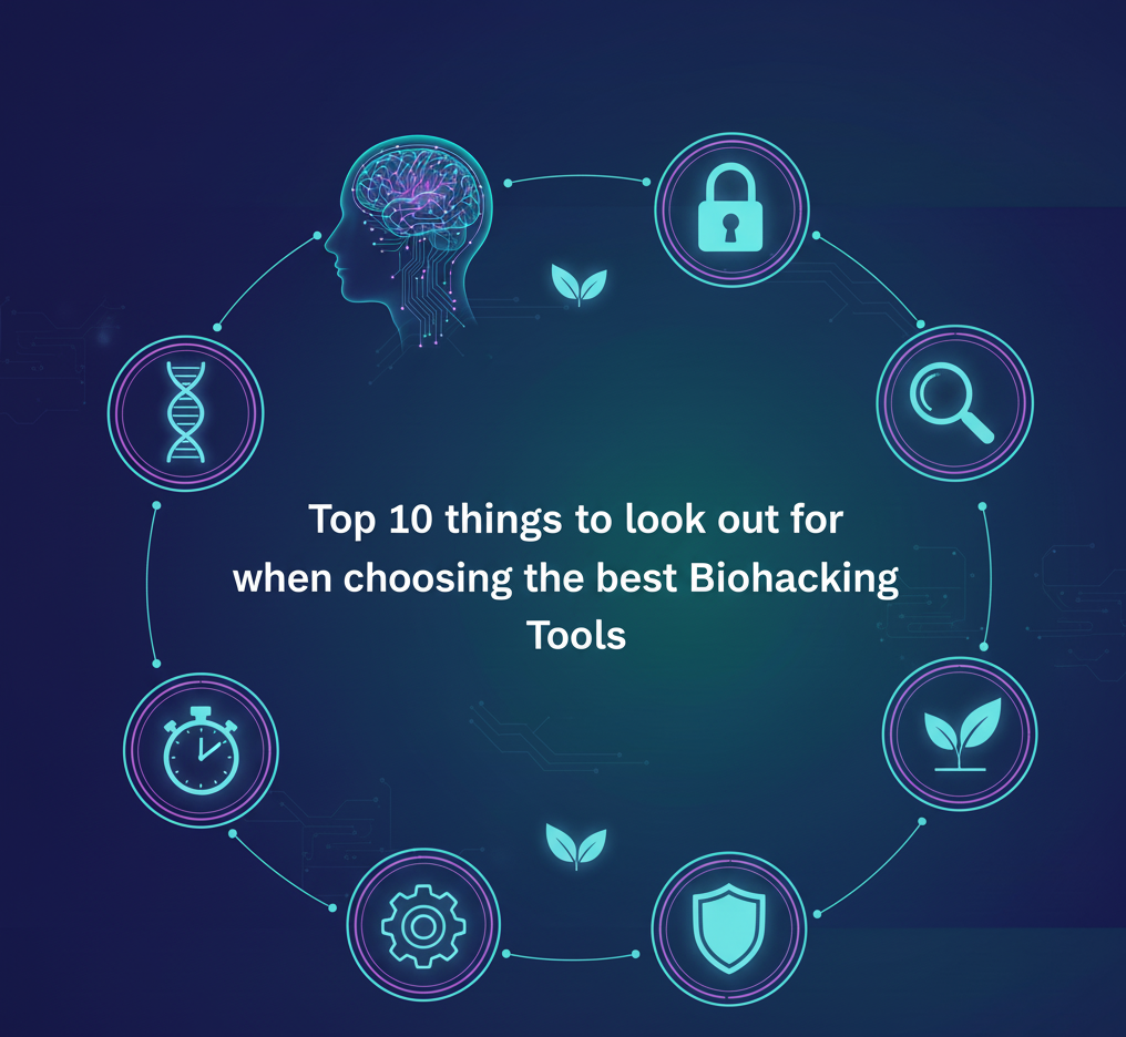 Top 10 things to look out for when choosing the best Biohacking Tools
