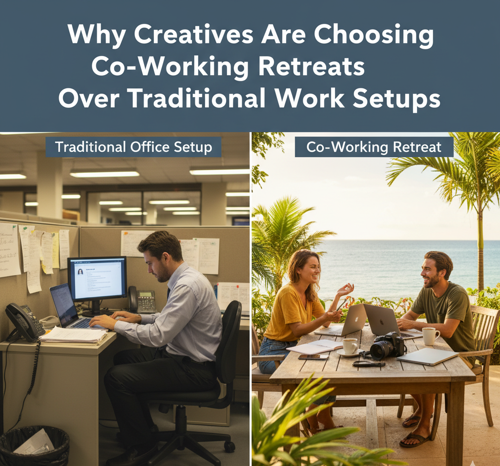Why Creatives Are Choosing Co-Working Retreats Over Traditional Work Setups