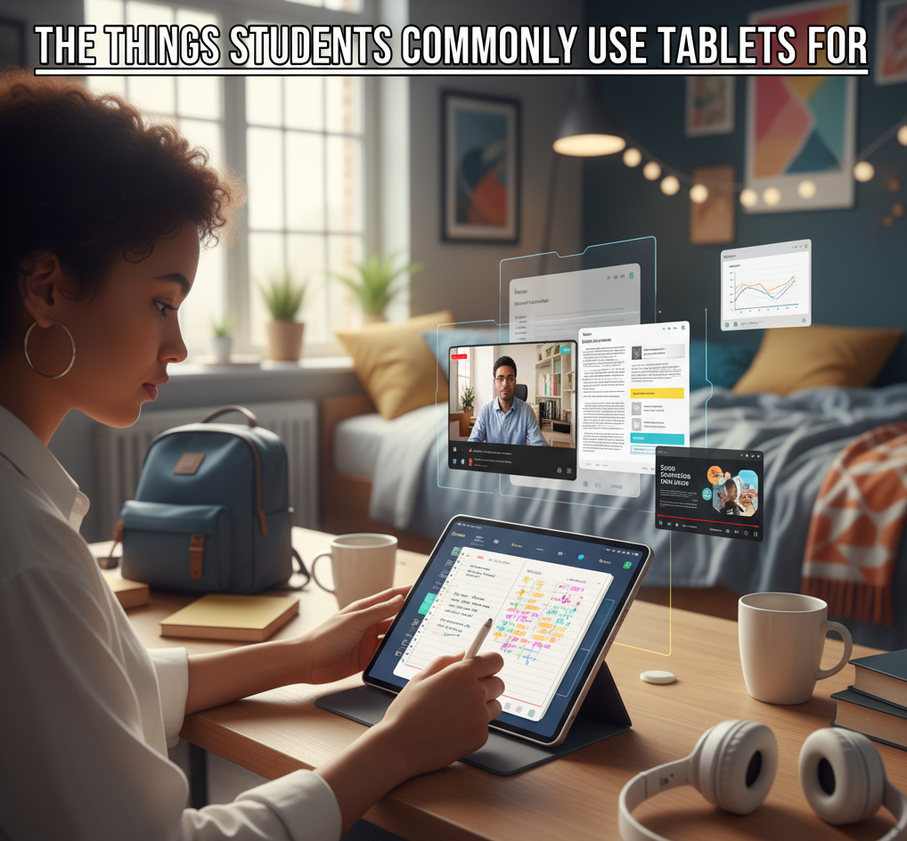 The Things Students Commonly Use Tablets For