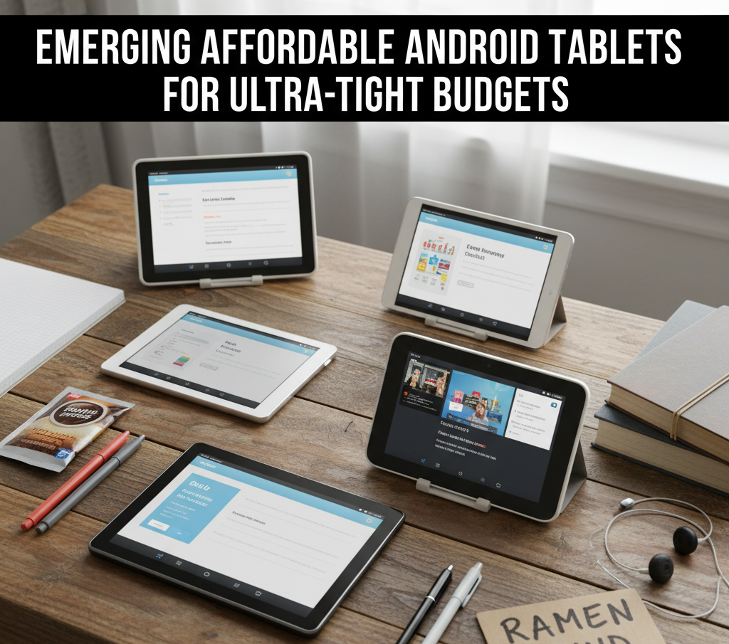 Emerging Affordable Android Tablets for Ultra-Tight Budgets