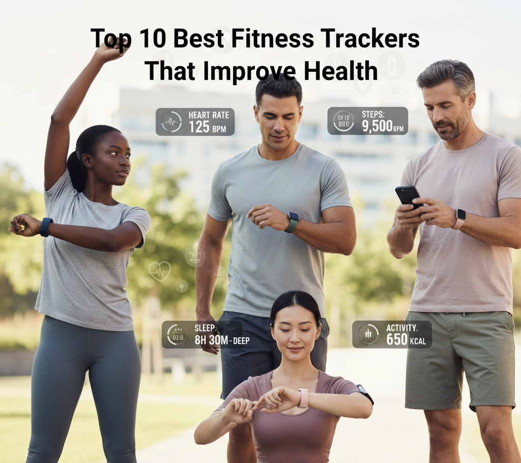 Top 10 Best Fitness Trackers That Improve Health