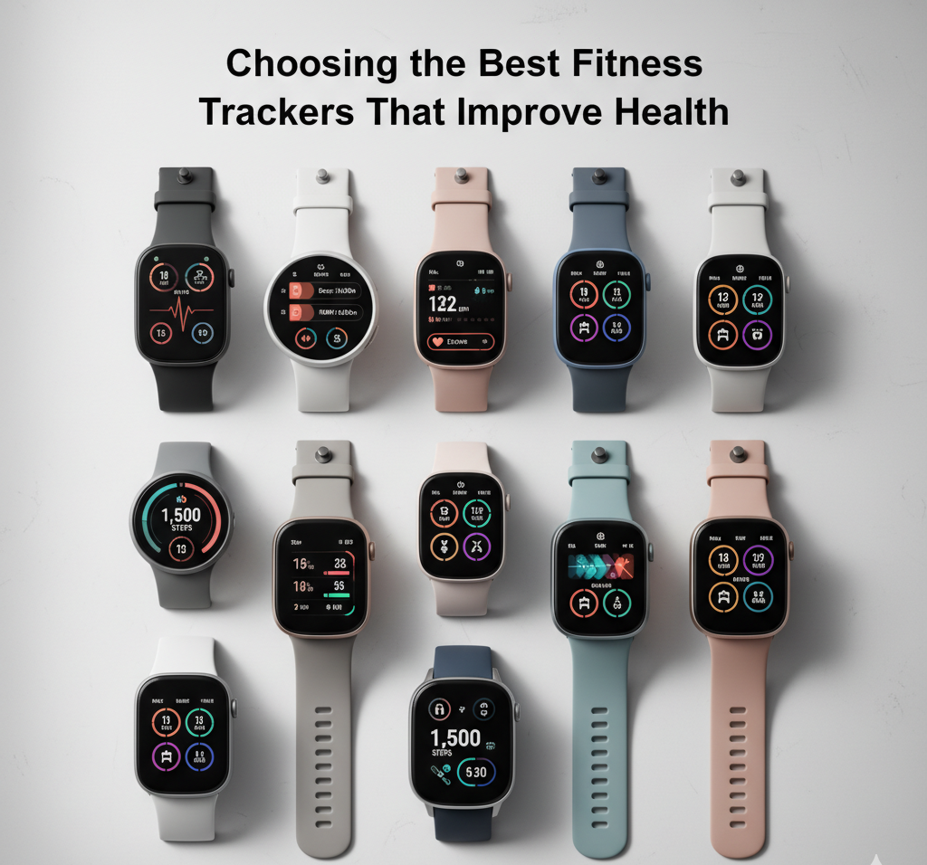 Choosing the Best Fitness Trackers That Improve Health