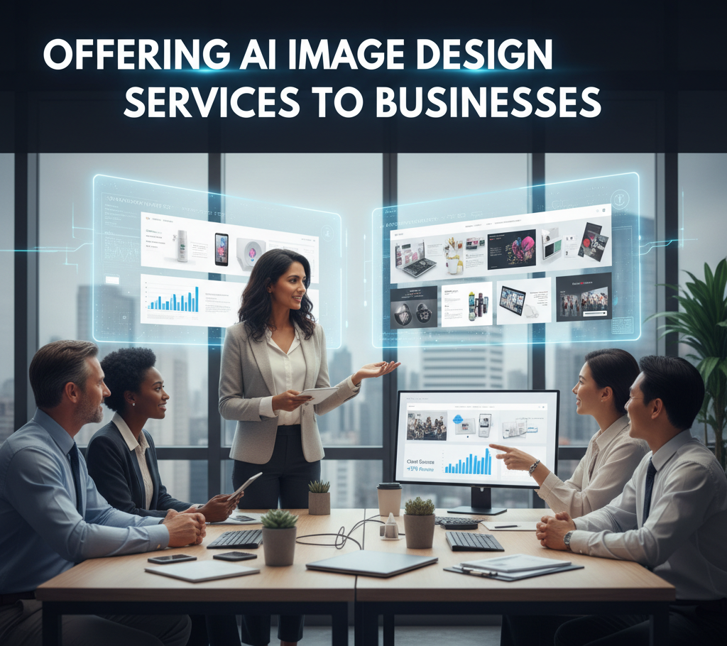 Offering AI Image Design Services to Businesses