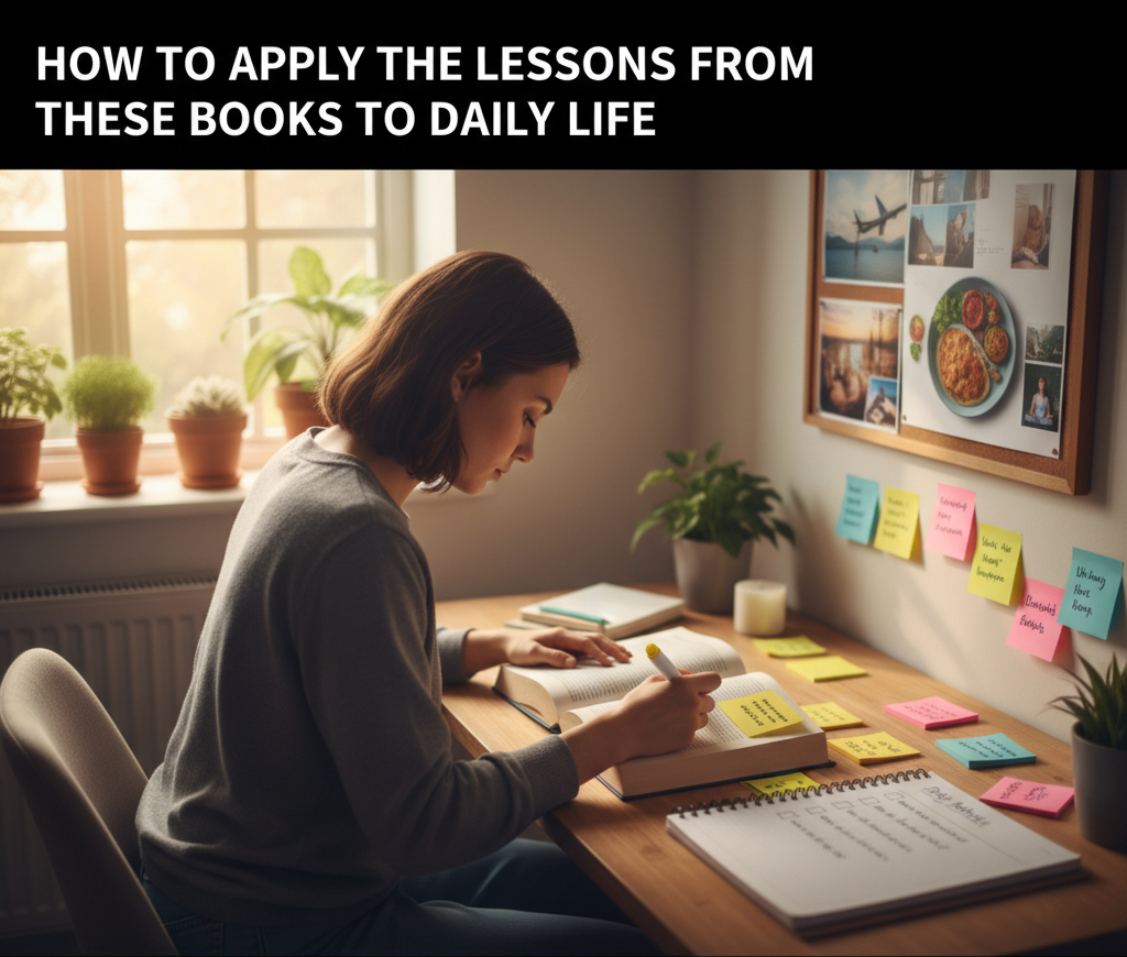 How to Apply The Lessons From these Books to Daily Life