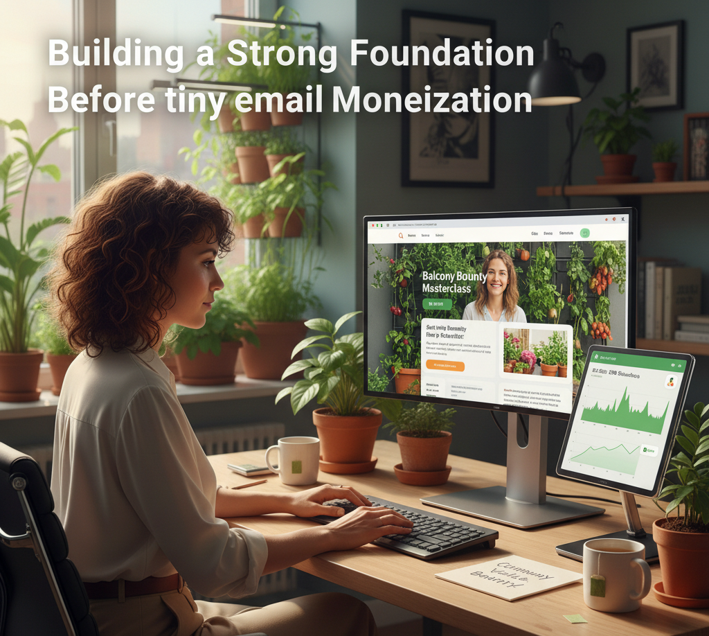 Building a Strong Foundation Before tiny email Monetization